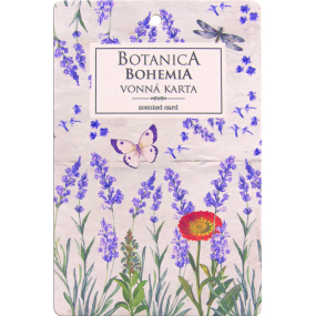 Botanica vonná karta 10,5 x 16 cm - levandule