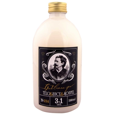 Gel, šampon a pěna 500 ml pro muže 3 v 1 - Gentleman