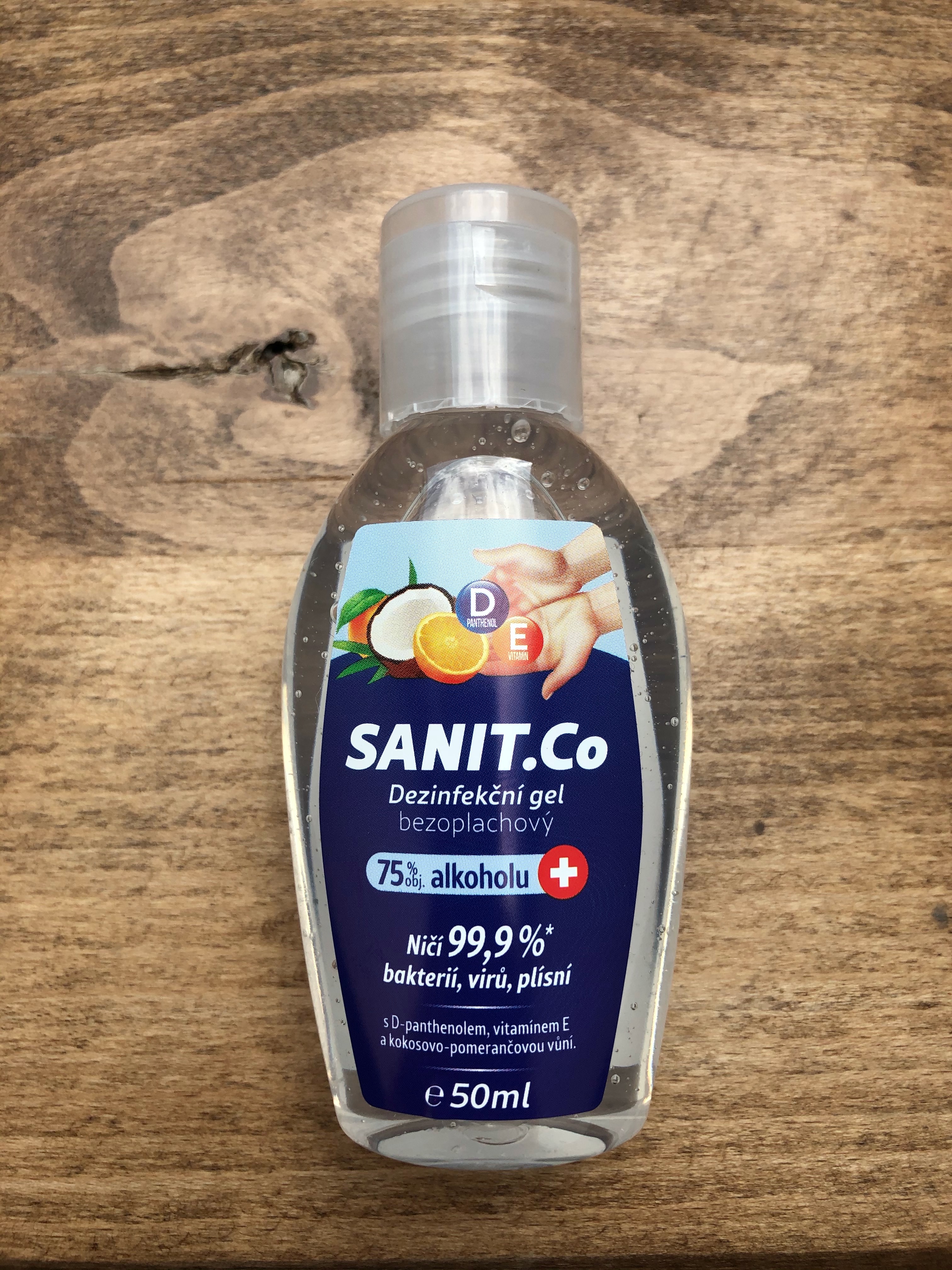 Dezinfekční bezoplachový gel 50ml