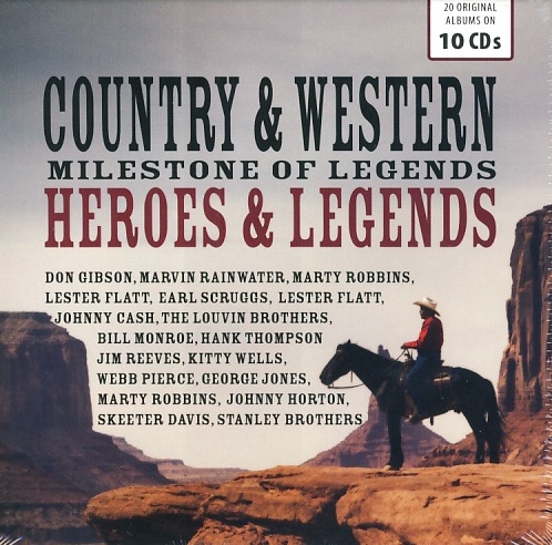 Country & Western - Heroes & Legends 10CD