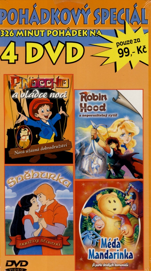 Pohádkový speciál 4DVD
