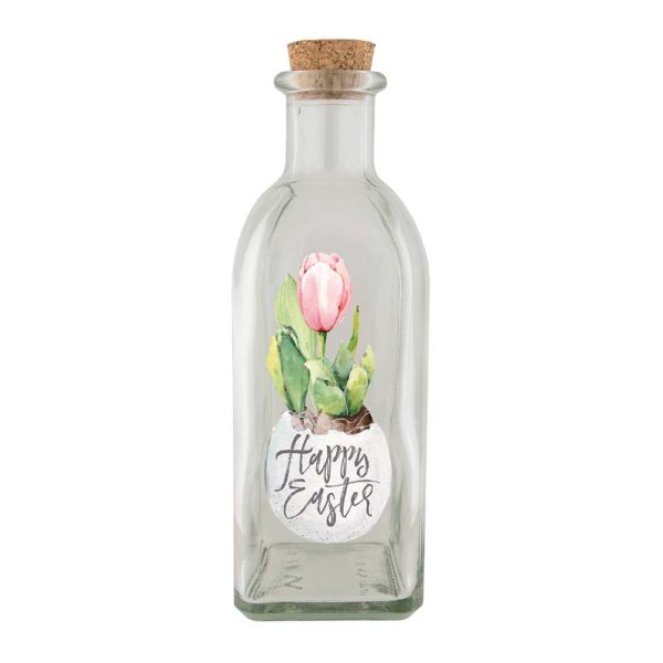 Skleněná lahvička 500 ml - Happy Easter