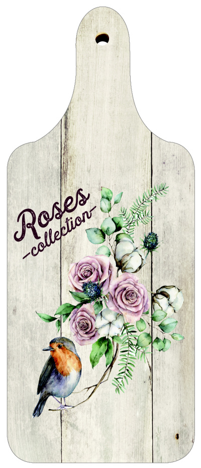 Dekorativní kuchyňské prkénko - Roses collection