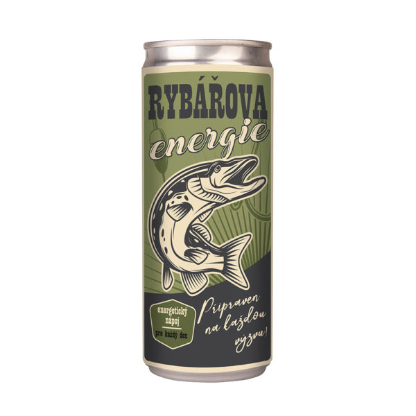 Energetický nápoj 250 ml - pro rybáře