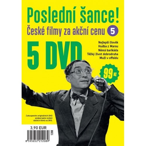 Kolekce poslední šance 5DVD 5. (pošetka)