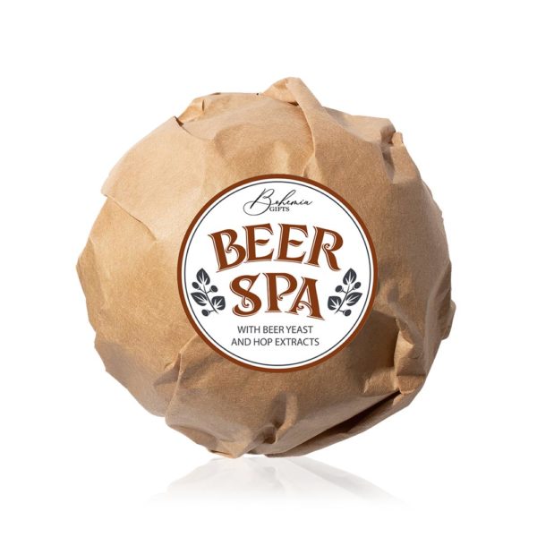Beer Spa pěnivá koule do koupele 100 g – pivo
