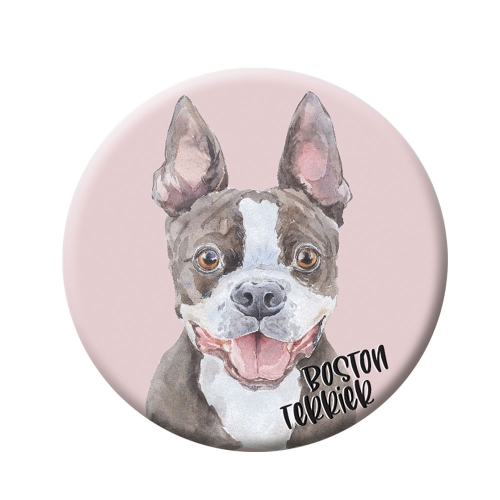 Button (placka) se špendlíkem 44 mm - Boston Terrier