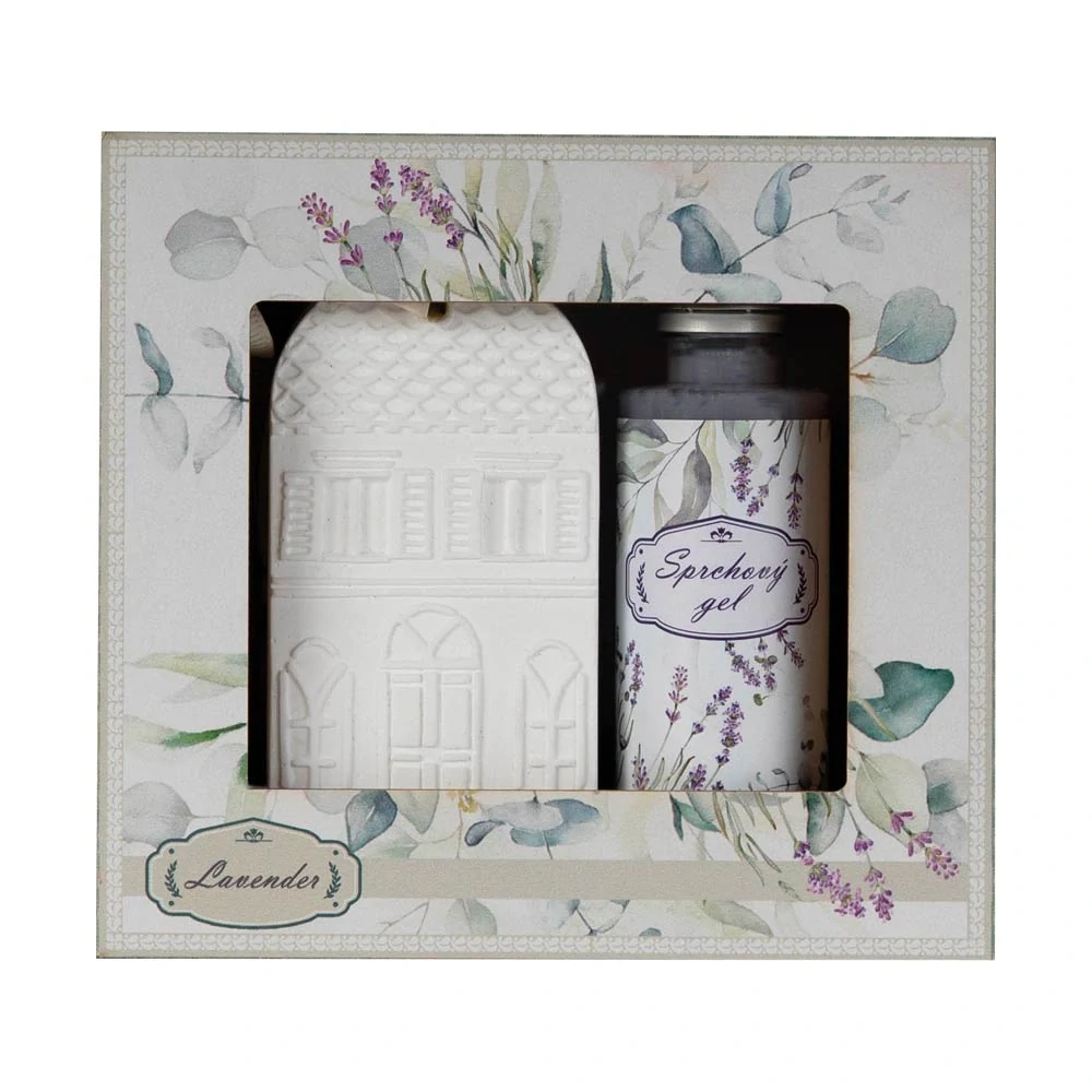 Sprchový gel 50ml a aroma domeček - Lavender