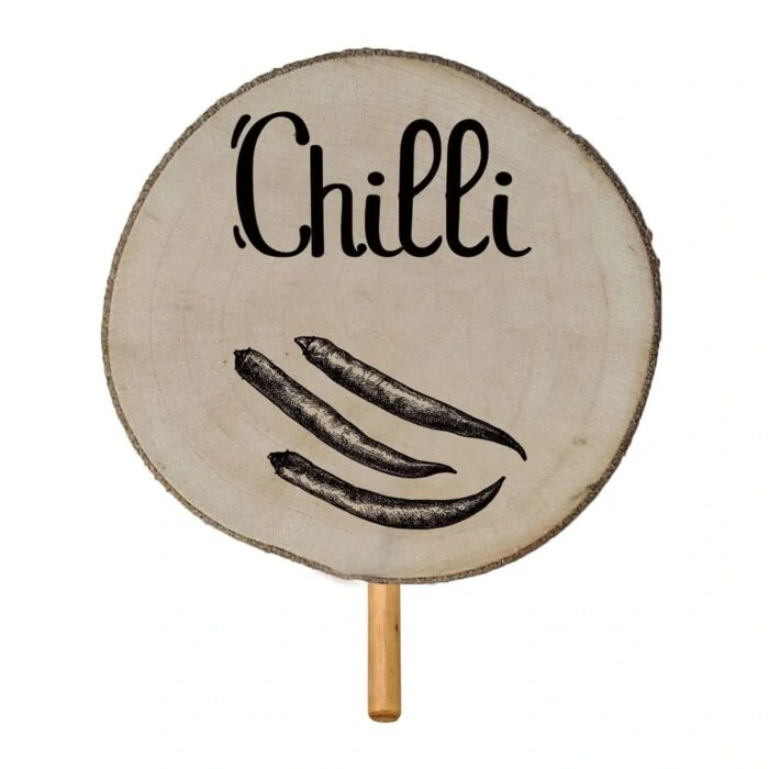 Dřevěný zápich - Chilli