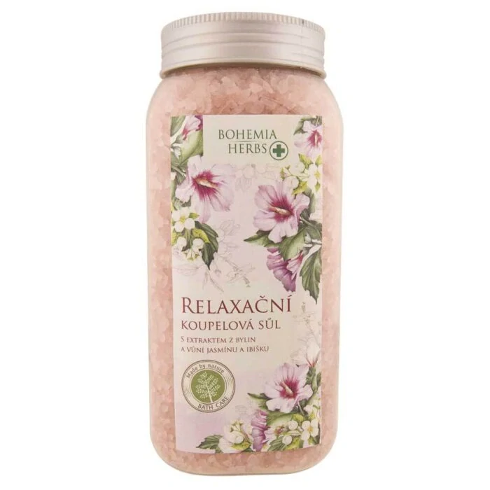 Koupelová sůl 900 g - Jasmín a ibišek