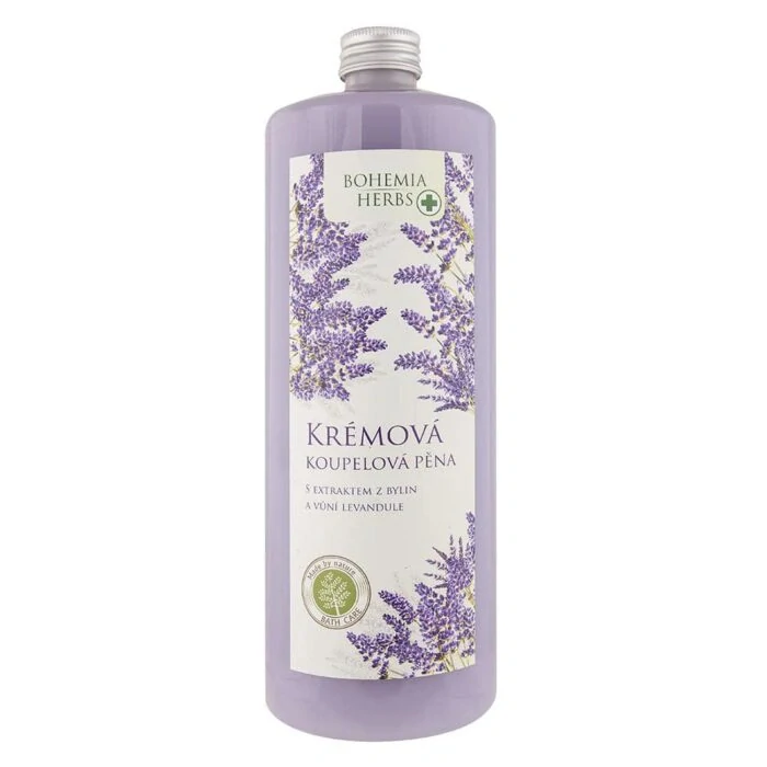 Krémová koupelová pěna 1000ml - Levandule