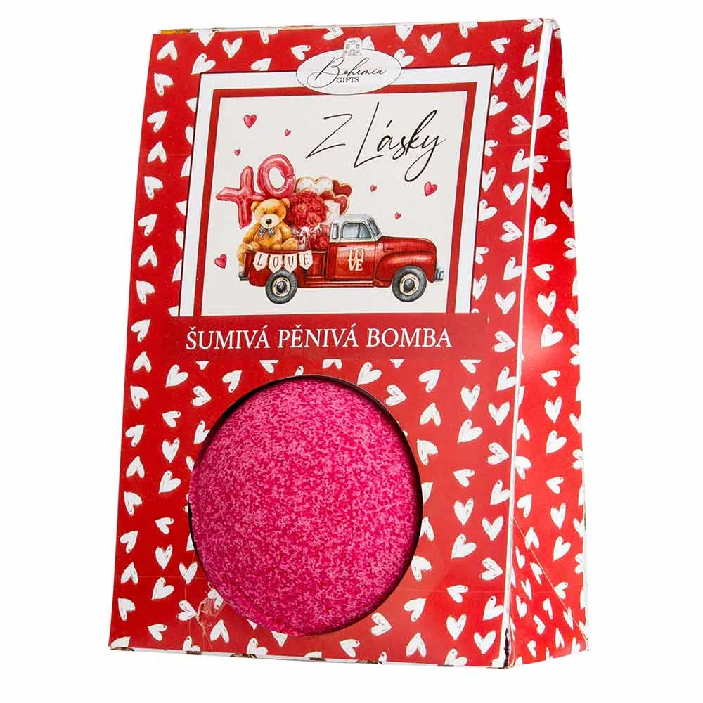 Šumivá pěnivá koule do koupele 110 g - Z lásky