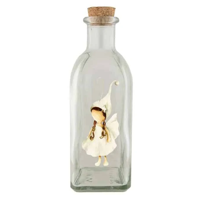Skleněná lahvička 500 ml - Anděl