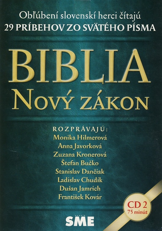 Biblia - Nový zákon 2 CD
