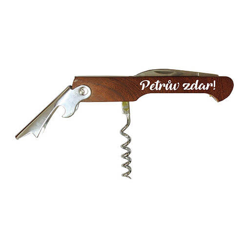 Otvírák s vývrtkou pro rybáře - Petrův zdar
