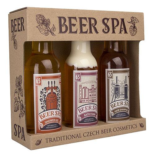 Beer Spa - Pivní kosmetika - Sada gel, šampon a pěna
