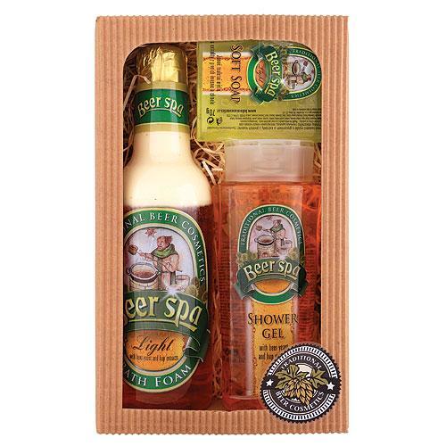 Beer Spa - Pivní kosmetická sada - Gel, pěna a mýdlo