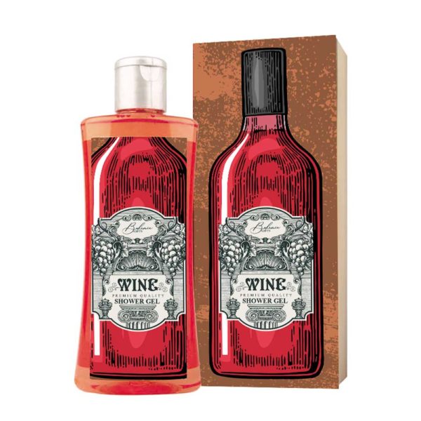 Sprchový gel 250ml v krabičce - vinný