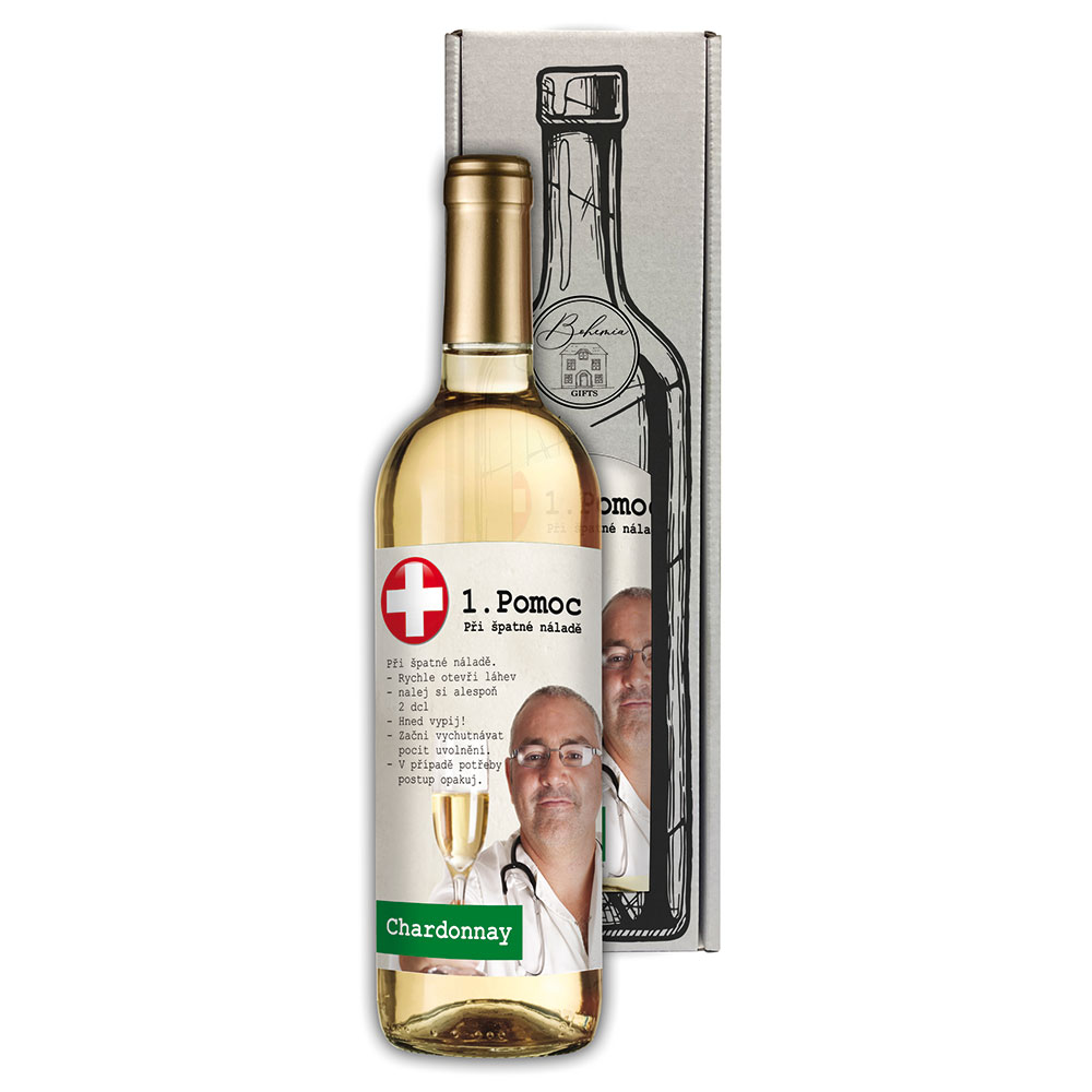 Dárkové víno Chardonnay 0,75 l - První pomoc