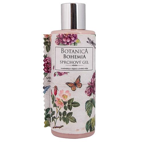 Botanica sprchový gel s extrakty z šípku a růže 200ml