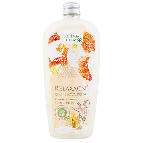 Koupelová pěna 500 ml - med a kozí mléko