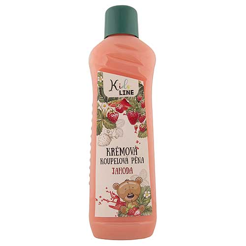 Dětská koupelová pěna 1000ml - jahoda