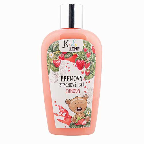 Dětský krémový sprchový gel 250 ml - jahoda