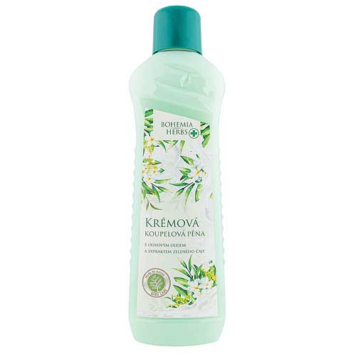Koupelová pěna 1000ml - mléko a zelený čaj