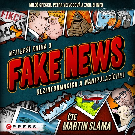 Nejlepší kniha o fake news dezinformacích a manipulacích CD/MP3