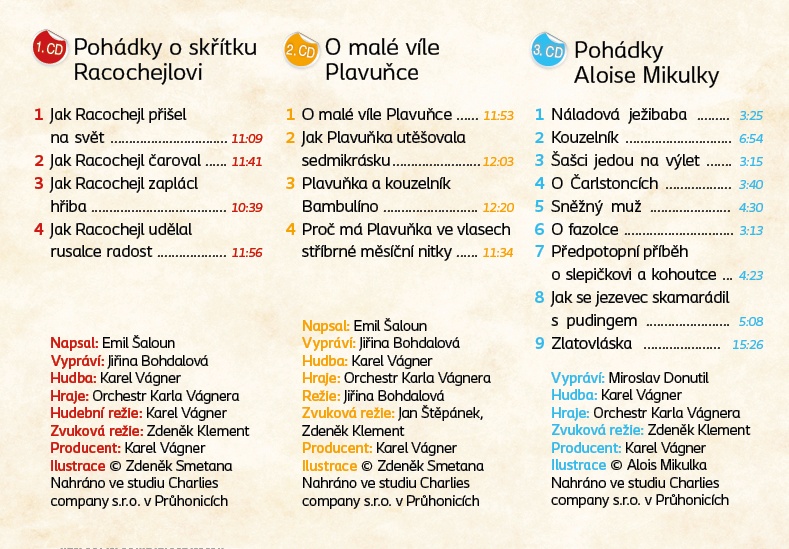 Pohádky 3CD