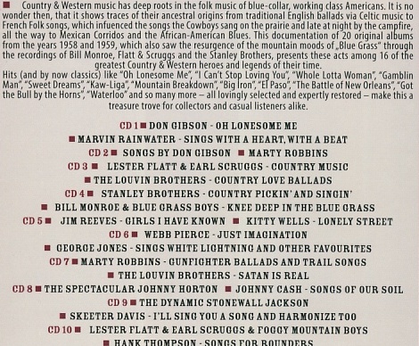 Country & Western - Heroes & Legends 10CD