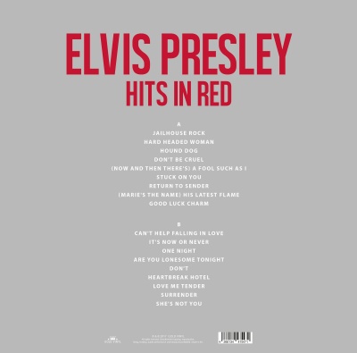 Elvis Presley - Hits In Red LP