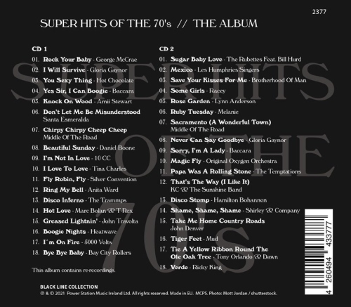 Super Hits Of The 70's - The Album 2CD