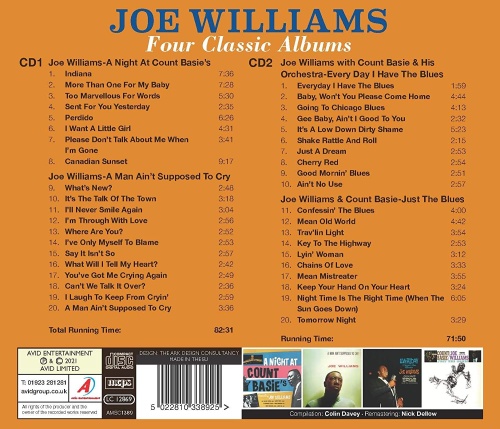 Joe Williams - Four Classic Albums 2CD