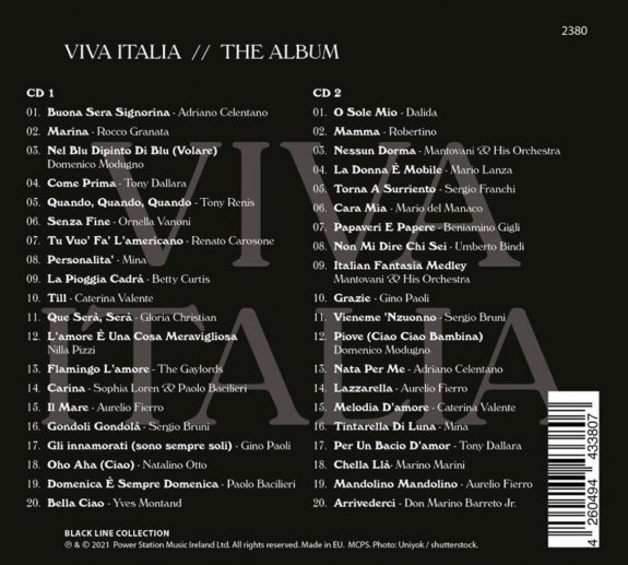 Viva Italia! The Album 2CD