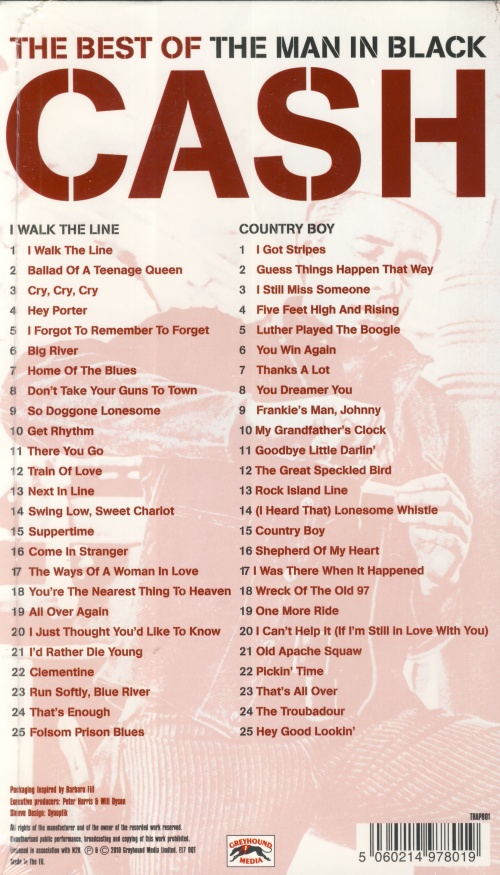 Johnny Cash - Best Of The Man In Black 2CD
