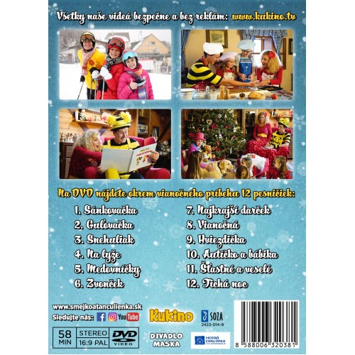 Smejko a Tanculienka - Šťastné a veselé DVD