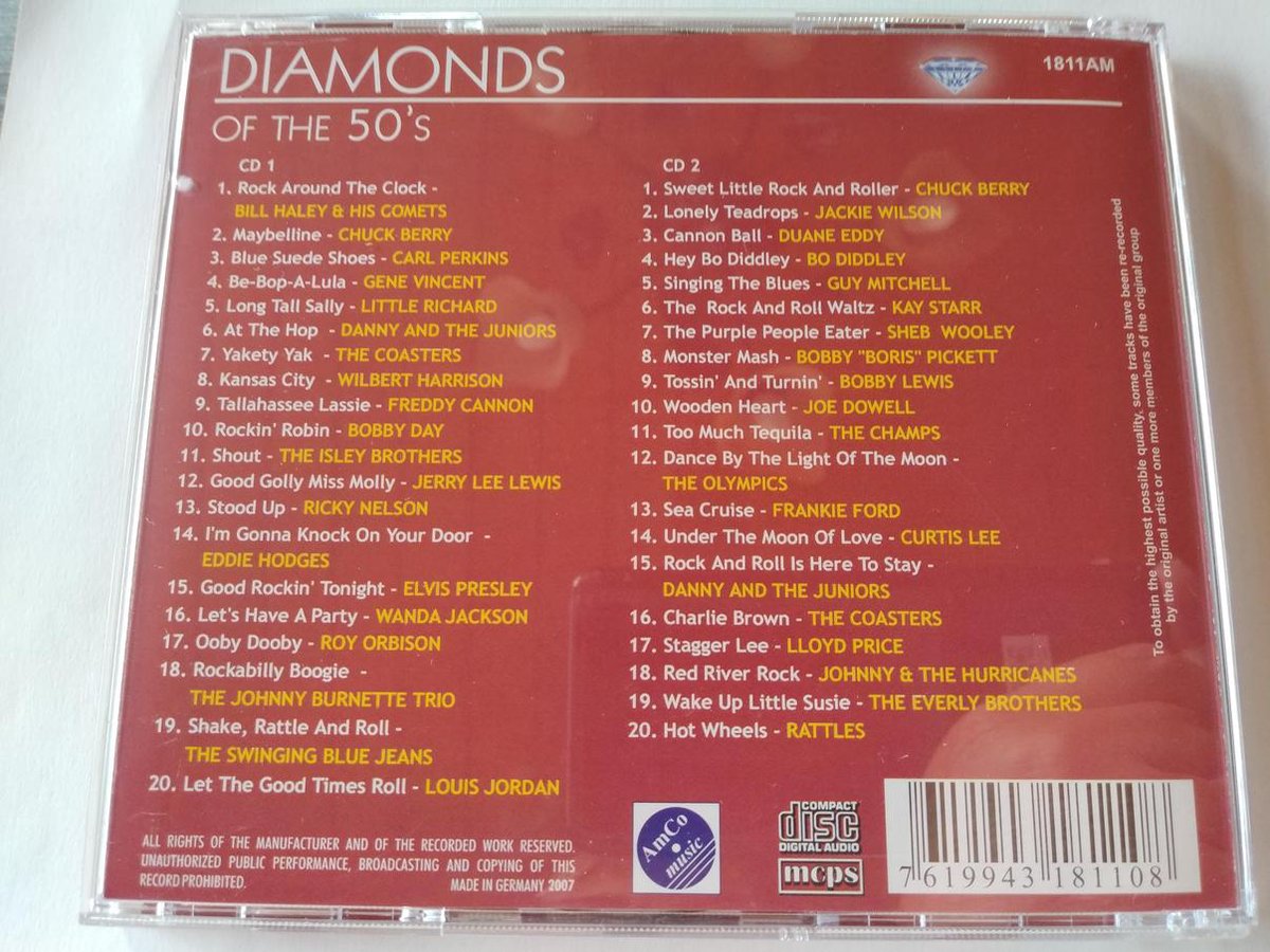 Diamonds of 50's 2CD