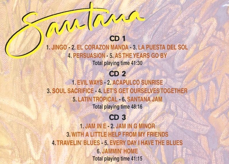 Santana - Collection 3CD