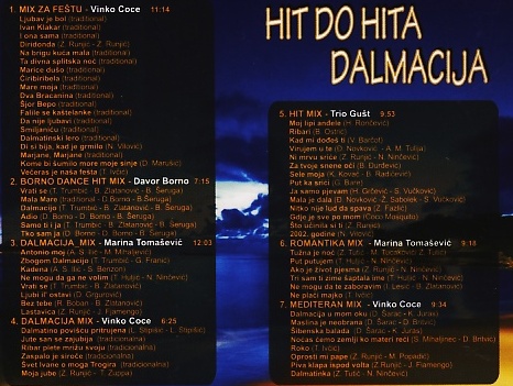 Hit do hita - Dalmacija CD