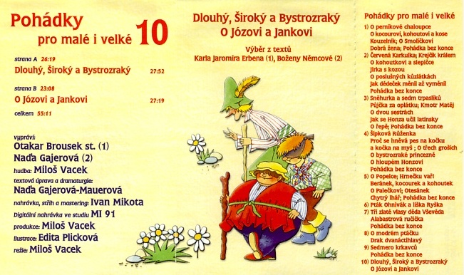 Pohádky pro malé i velké 10 (Audiokazeta)
