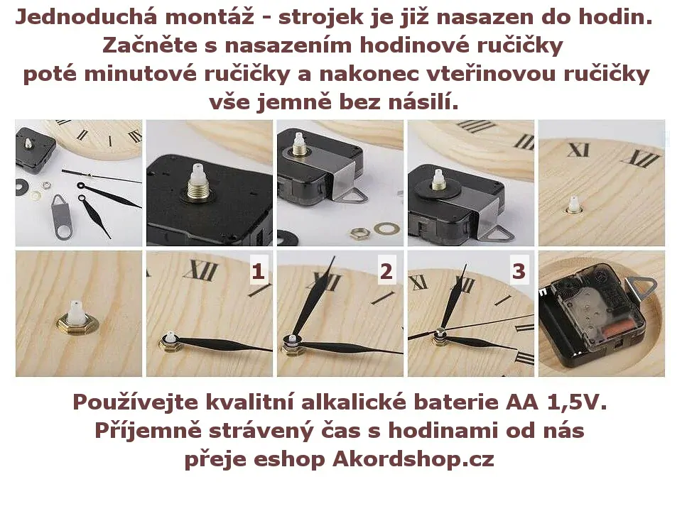 Dřevěné hodiny 24 cm - Nejlepší strávený čas je na rybách