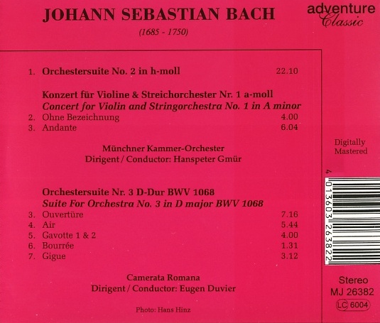 J.S. Bach - (1685-1750) CD