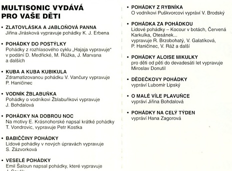 Loupežnické pohádky (Audiokazeta)