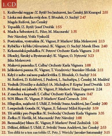 Nejkrásnější písničky z pohádek 2CD