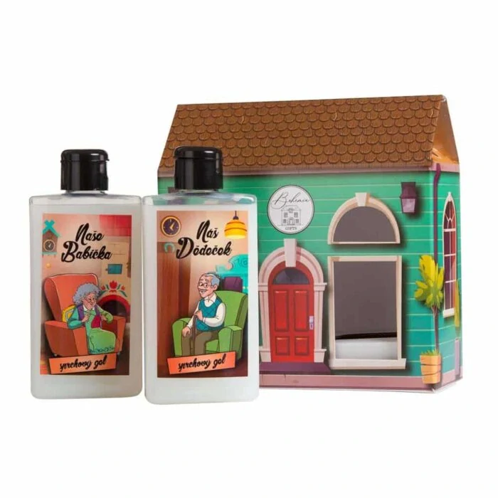 Kosmetický balíček pro dědečka a babičku 2x sprchový gel 200 ml