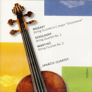 Mozart, Schulhoff, Martinů: Janáček Quartet CD