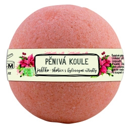 Šumivá pěnivá bomba do koupele 100 g - Jablko a skořice