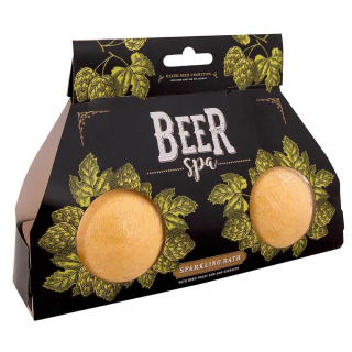 Beer Spa pěnivá koule do koupele - Sada 2×110 g