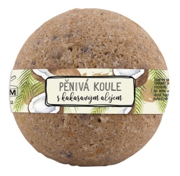 Šumivá pěnivá bomba do koupele 100 g - Kokos